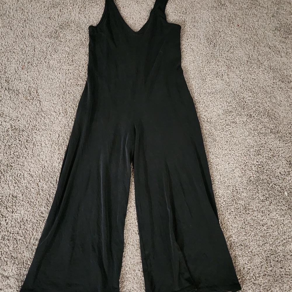 Lulu's Elegant Black Wide-Leg Jumpsuit